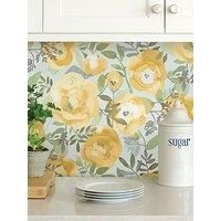 NuWallpaper Peachy Keen Yellow Self Adhesive Wallpaper Yellow