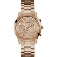 GUESS Women's Analog Japanese Quartz Watch with Stainless-Steel Strap U1070L3