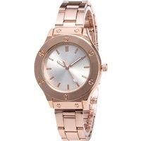 Ladies Quartz Watch - Water-Resistant Stainless Steel, 36Mm Dial, Classic Rose Gold Or Silver