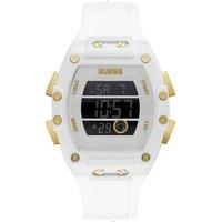 GUESS Women Digital Quartz Watch with Silicone Strap GW0340G1