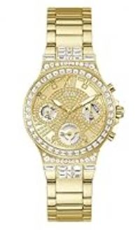 GUESS Women Analog Quartz Watch with Stainless Steel Strap GW0320L2