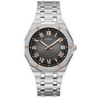 Guess Watches Gents Asset Stainless Steel Silver Watch GW0575G1