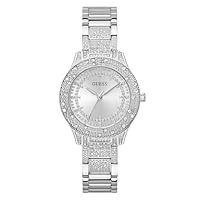 Guess Women/'s Watch Shooting Star Stainless Steel, silver