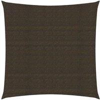 Sunshade Sail 160 g/m Brown 3.6x3.6 m HDPE
