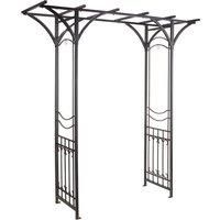 Panacea Park Lane Metal Garden Arch 6'9 x 6'3