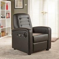 X Rocker Faux Leather Recliner Armchair Sofa with Bluetooth Speakers Premier 4.1