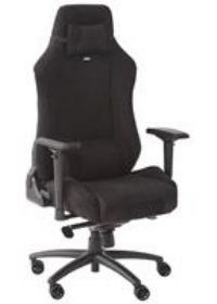 X Rocker Messina Deluxe Gaming Chair X Rocker Colour (Upholstery): Black  - Black - Size: 124cm H X 68cm W X 53cm D