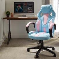 X Rocker Maverick Pc Office Gaming Chair  Bubblegum