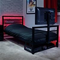 X Rocker Single TV Bed - Black