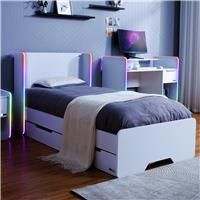 X Rocker Electra Rgb Single Gaming Bed With Storage And App Controlled Led Lights