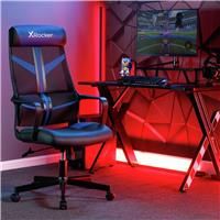 X Rocker Helix Mesh Pc Gaming Chair - Blue