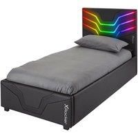X Rocker Cosmos LED Single Gaming Bed, black