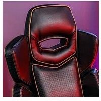 X ROCKER Drogon PC Office Gaming Chair, Lumbar Support & Wide Seat - BLACK GOLD