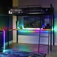 X Rocker HQ High Sleeper RGB - Black