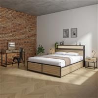 Denver Ottoman Bed With App Controlled LED Lighting