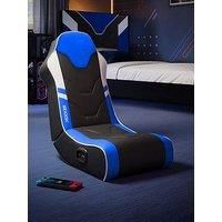 X Rocker X Rocker Shadow 2.0 Audio Floor Rocker Gaming Chair For Kids - Blue / Black