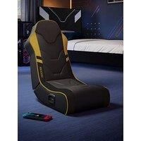 X Rocker X Rocker Shadow 2.0 Audio Floor Rocker Gaming Chair For Kids - Gold / Black