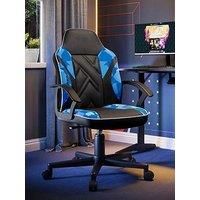 X Rocker Saturn Ergonomic Pc Office Gaming Chair - Blue Camo