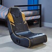 X ROCKER Shadow 2.0 Audio Gaming Chair for Kids Rocking Chair - GOLD | CLEARANCE