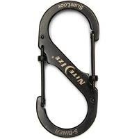 Nite Ize S-Biner SlideLock Locking Stainless Steel Carabiner (Black, #2)