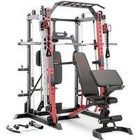 Marcy Smith Machine Cage with Adjustable Cross Over, Landmine Station and Pull Up Bar