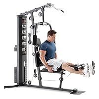 Marcy MWM-4965 Home Multi Gym with 68Kg Weight Stack with Pulley, Arm, and Leg Developer Multifunctional Workout Station for Weightlifting and Bodybuilding – 300 lbs Capacity