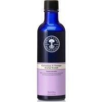 Neal’s Yard Remedies Geranium & Orange Hand Wash – No Pump | Organic Hand Wash with Geranium and Orange Essential Oils | Vegan Hand Wash Made with Organic Ingredients | 200ml