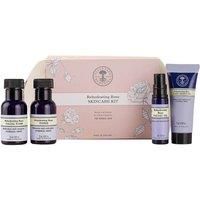 Neal/'s Yard Remedies Rehydrating Rose Skincare Kit, Restores Radiance, Includes Face Wash, Toner, Facial Oil & Moisturiser, Vegan & Cruelty-Free, Pack of 4