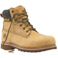 CATERPILLAR HOLTON TAN SAFETY BOOT SIZE 8
