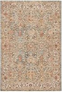 NOURISON Traditional Living Room Area Rug Blue Easy Clean Carpet - 234cm x 160cm