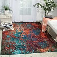 Nourison CES08 Celestial Rug, Atlantic 2.21m x 1.60m