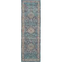 Rugs Direct Rug, Polypropylene, Blue, 2/'4/'/'X8/'/'/'