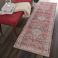 Rugs Direct Rug, Polypropylene, Red, 2/'4/'/'X8/'/'/'
