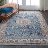 Vintage Kashan 1 Rug Blue
