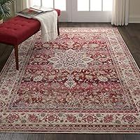Rugs Direct Rug, Polypropylene, Red, 5/'3/'/'X7/'10/'/'/'