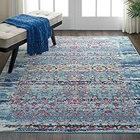 Rugs Direct Rug, Polypropylene, Blue, 5/'3/'/'X7/'10/'/'/'