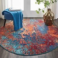 Rugs Direct Rug, POLYPROPYLENE, Multicoloured, 160cm x 160cm