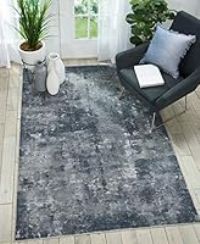 Rugs Direct Rug, 51% POLYPROPYLENE, 49% POLYESTER, Grey, 160cm x 221cm/'