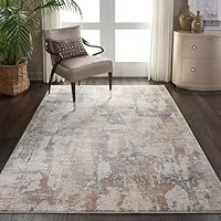 NOURISON Rustic Textures Rug Beige Grey 221x160cm