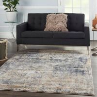 Rio Mindarie Tufted Brown/Blue Rug Brown/Blue Rectangle 160 x 221cm