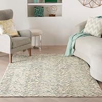 NOURISON Colorado 5/'3" x 7/'3" Iv/Green Modern Indoor Rug