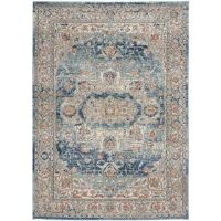 Latitude Vive Calabria Tufted Blue/Grey Rug Blue/Grey Rectangle 160 x 221cm
