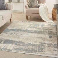 Nourison SOLACE - Area Rug Beige Rectangle 5'3" x 7'3"