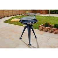 Round Bbq Grill With Chopping Board