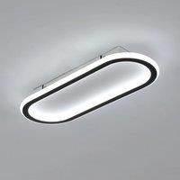 Runway-shaped ceiling lights 24W LED Ceiling Lamps,Modern Creative White Ceiling Light for Bedroom,Hallway,Balcony