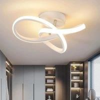 22W Modern Ceiling Lamp White Flower Light Design Warm White 3000K For Dining Room Corridor Bathroom Kitchen Bedroom Hallway