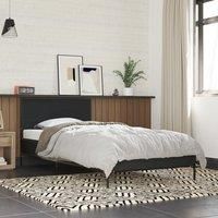 Bed Frame without Mattress Black 90x200 cm