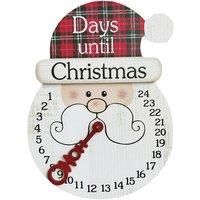 Christmas Wooden 24 Days Countdown Clocks