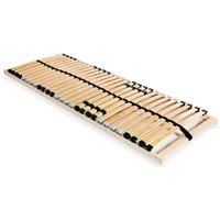 Slatted Bed Base with 28 Slats 7 Zones 80x200 cm