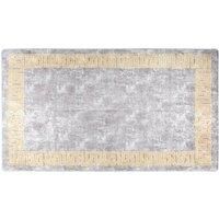 Rug Washable 190x300 cm Grey Anti Slip